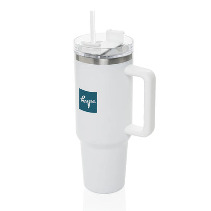  durable drinkware container with a reflective finish.