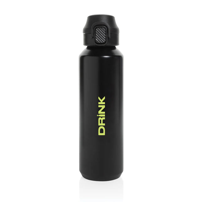  stainless steel drinkware with secure lid and sleek design.