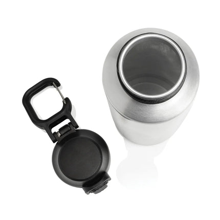  stainless steel drinkware with secure lid for active use.