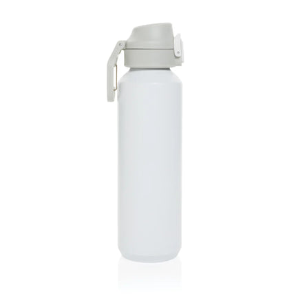  stainless steel drinkware with secure lid and ergonomic design.