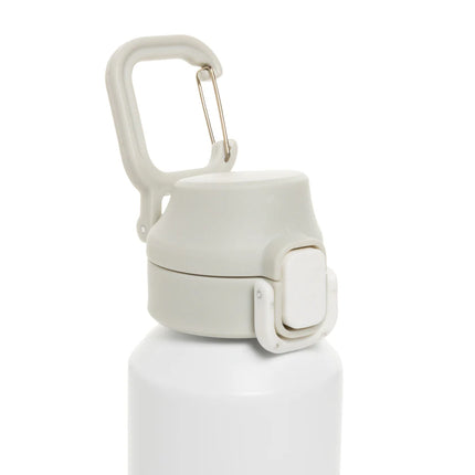  stainless steel drinkware with secure lid and ergonomic design.