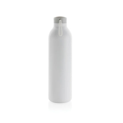 Avira Avior RCS Re-steel 1L drinkware bottle with stainless steel body and black lid