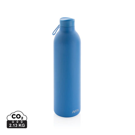 Avira Avior RCS Re-steel 1L drinkware bottle with stainless steel body and secure lid for keeping beverages cold or hot.
