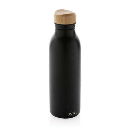 Avira Alcor RCS Re-steel 600ml single wall water bottle in stainless steel