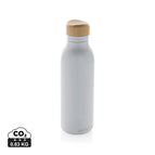 Recycled Stainless steel,Bamboo / white / 22.5 x ø 6.7 cm