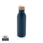 Recycled Stainless steel,Bamboo / navy / 22.5 x ø 6.7 cm