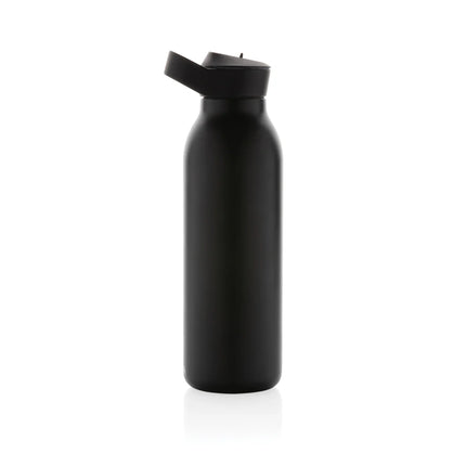 Avira Ara RCS Re-steel fliptop water bottle 500ml in stainless steel with a flip lid