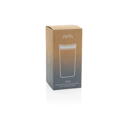  stainless steel drinkware with a secure click lid