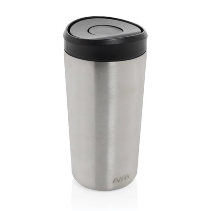  stainless steel drinkware with a secure click lid