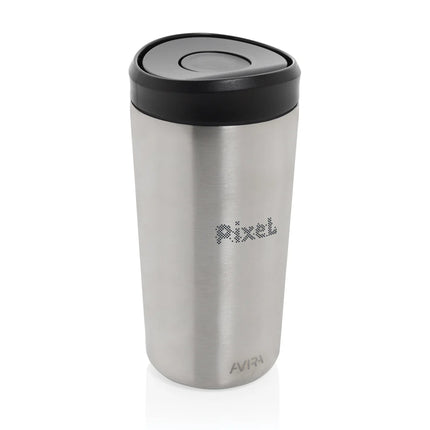 Avira Alix RCS re-steel click tumbler 400ML in stainless steel with lid and straw for durable