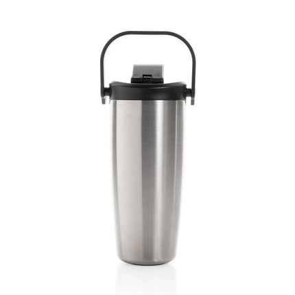 Avira Ayala RCS re-steel duosip lockable crossbody tumbler with stainless steel body and secure lid for drinks.