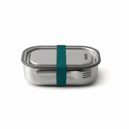 Large stainless steel lunch box by Black + Blum