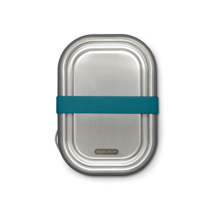 Large stainless steel lunch box from Black + Blum