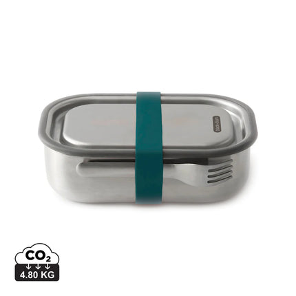 Large stainless steel lunch box by Black + Blum