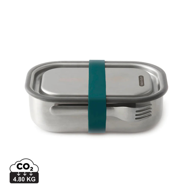 Large stainless steel lunch box by Black + Blum