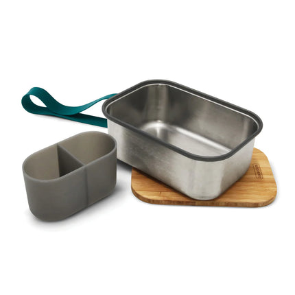 Large stainless steel sandwich box from Black + Blum