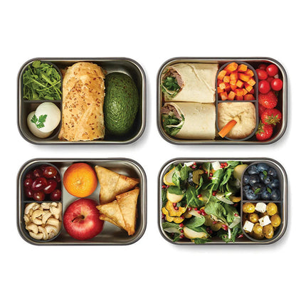 Large stainless steel sandwich box by Black + Blum