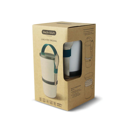  stainless steel lunch container with a secure lid.