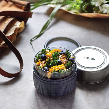  with clear transparent design and secure lid for home and living use