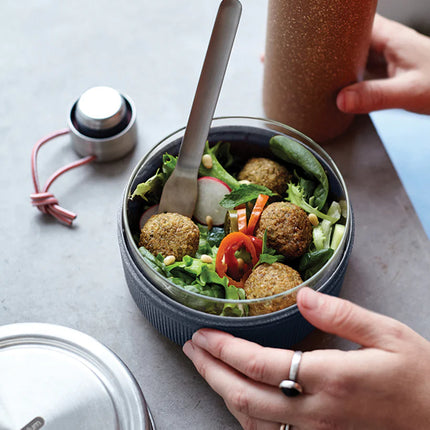 Black + Blum glass lunch bowl 750ml with clear