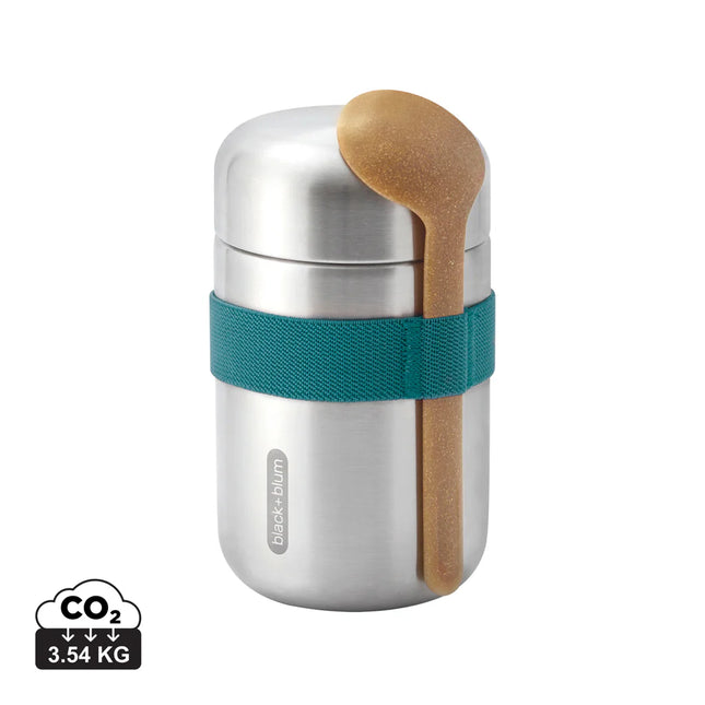 Black + Blum Food Flask 400ml in stainless steel with leak-proof lid