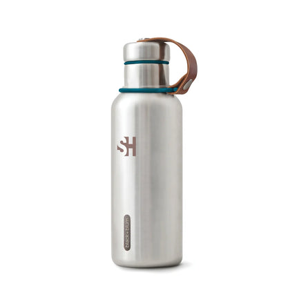 Black + Blum small 500ml insulated water bottle in sleek drinkware with a stainless steel finish.