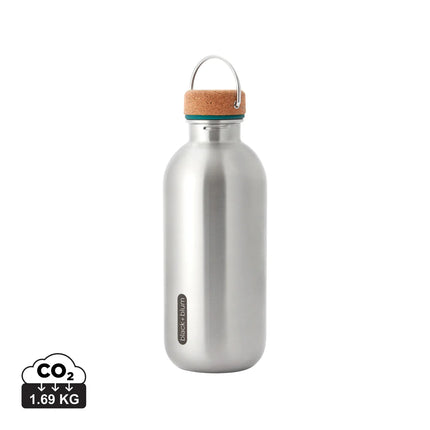 Black + Blum Steel Water Bottle 600ml in stainless steel with a sleek design