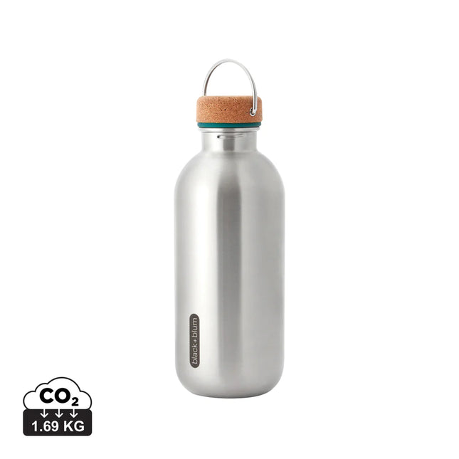 Black + Blum Steel Water Bottle 600ml in stainless steel with a sleek design
