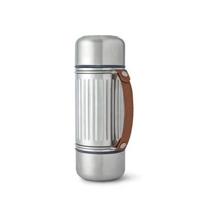 Black+Blum Explorer Flask Duo 1L set of two black drinkware bottles with screw caps