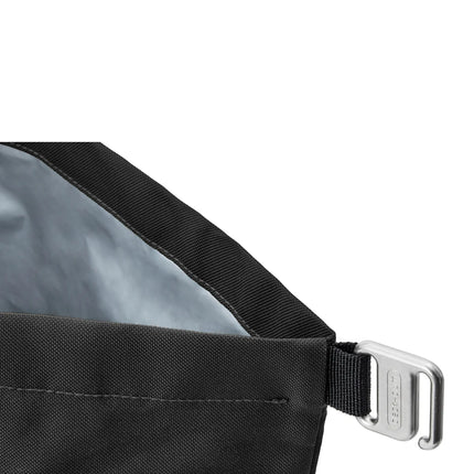 Black + Blum 6.7L insulated outdoor lunch cooler bag with durable black fabric and adjustable shoulder strap.