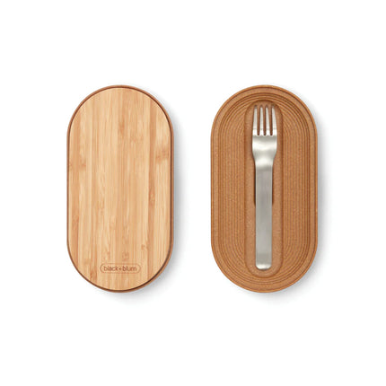 Black + Blum stainless steel double bento box for home and living