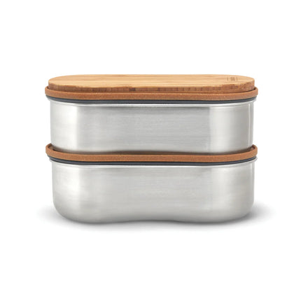 Stainless steel Double Bento Box by Black + Blum