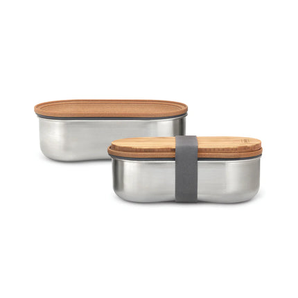  with two compartments for lunch storage