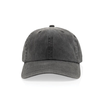  casual headwear with a curved brim and adjustable strap.