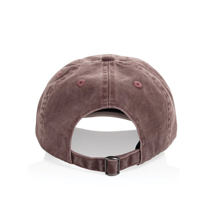  headwear with a structured design and adjustable strap.