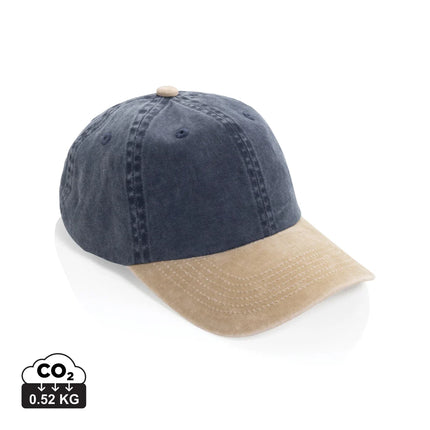 Beau Aware™ washed 6-panel two-tone cotton twill cap by XD Xclusive