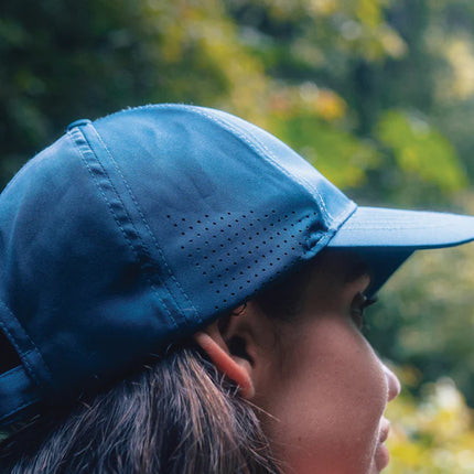  eco-friendly headwear with curved brim and adjustable strap