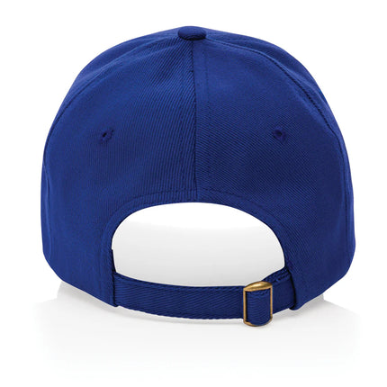  showing the eco-friendly headwear design and branding.
