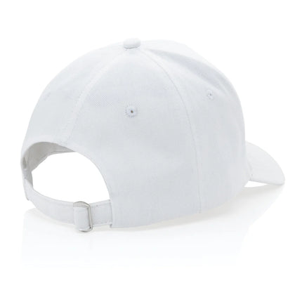 Recycled cotton 5-panel cap with AWARE™ tracer from XD Collection