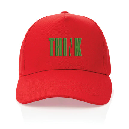 XD Collection 5-panel recycled cotton cap with AWARE™ tracer