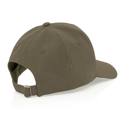  showcasing the eco-friendly headwear design and adjustable strap.