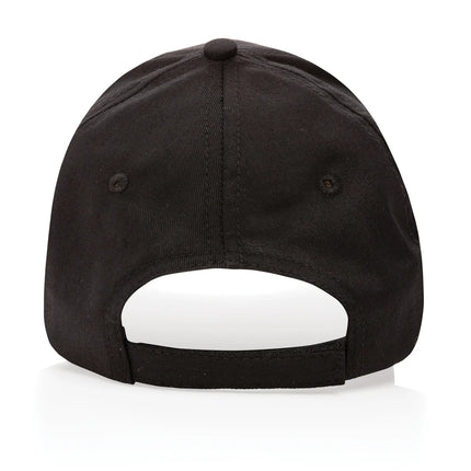  showcasing eco-friendly headwear with adjustable strap and branding.