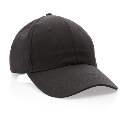 Six-panel recycled cotton cap with AWARE™ tracer from XD Collection