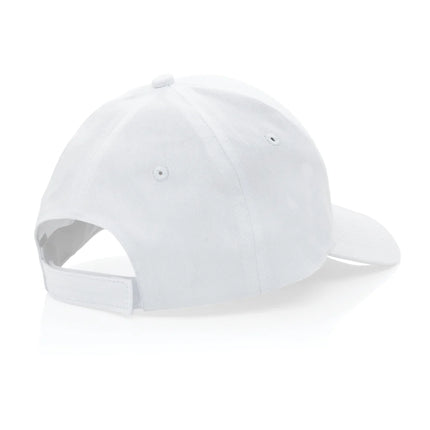 XD Collection recycled cotton 6-panel cap with AWARE™ tracer