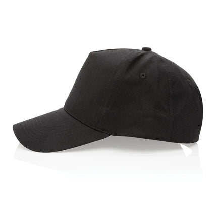 Impact 5-panel recycled cotton cap by XD Collection with AWARE™ tracer