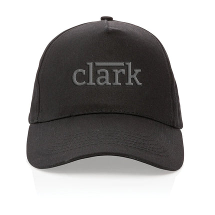  showcasing the eco-friendly headwear with branding details.