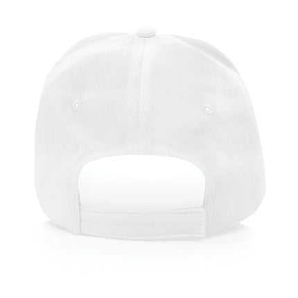  showcasing the headwear's eco-friendly design.