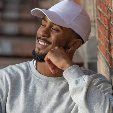 Impact 5-panel recycled cotton cap with AWARE™ tracer from XD Collection