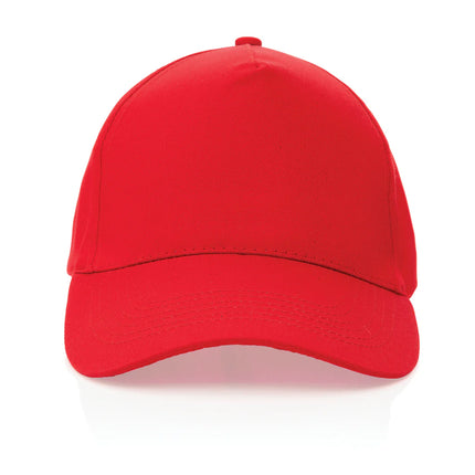 Impact 5 panel recycled cotton cap with AWARE™ tracer from XD Collection