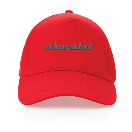 XD Collection Impact 5-panel recycled cotton cap with AWARE™ tracer